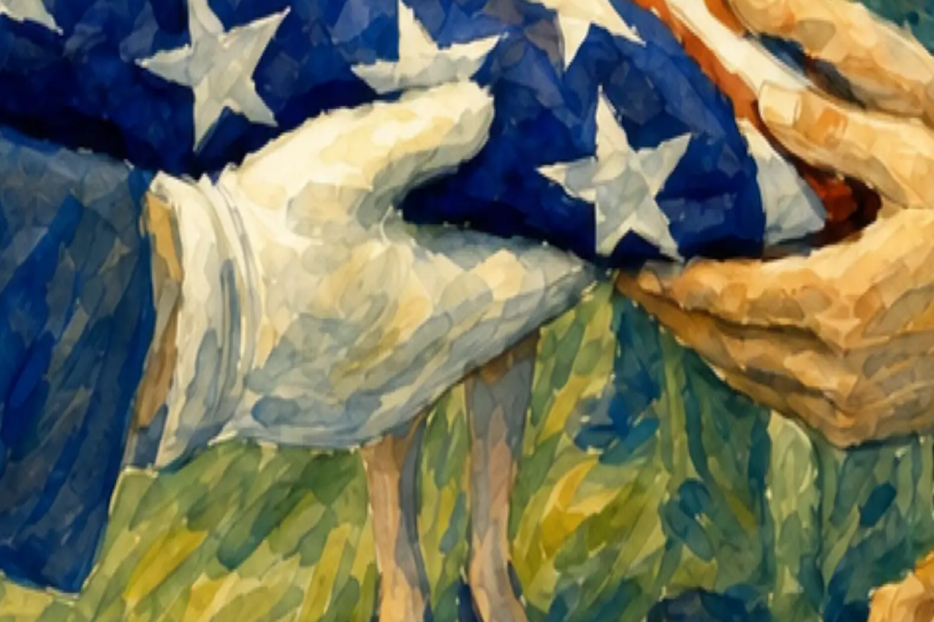 A Nation's Gratitude - close-up detail