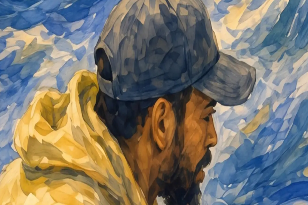 Facing the Flood - close-up detail