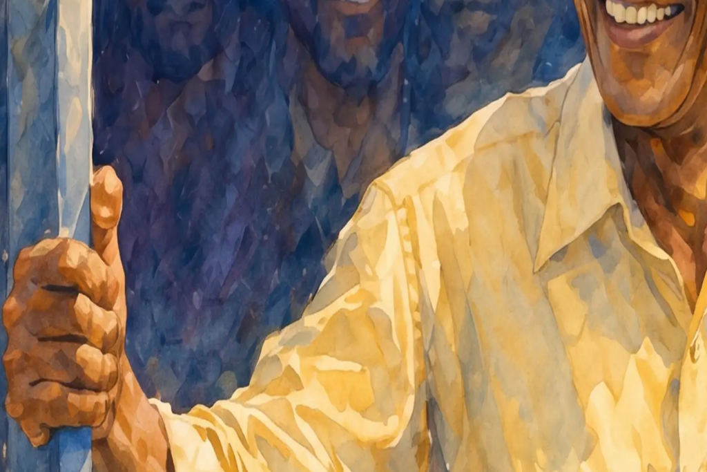 Mandela Unbroken - close-up detail