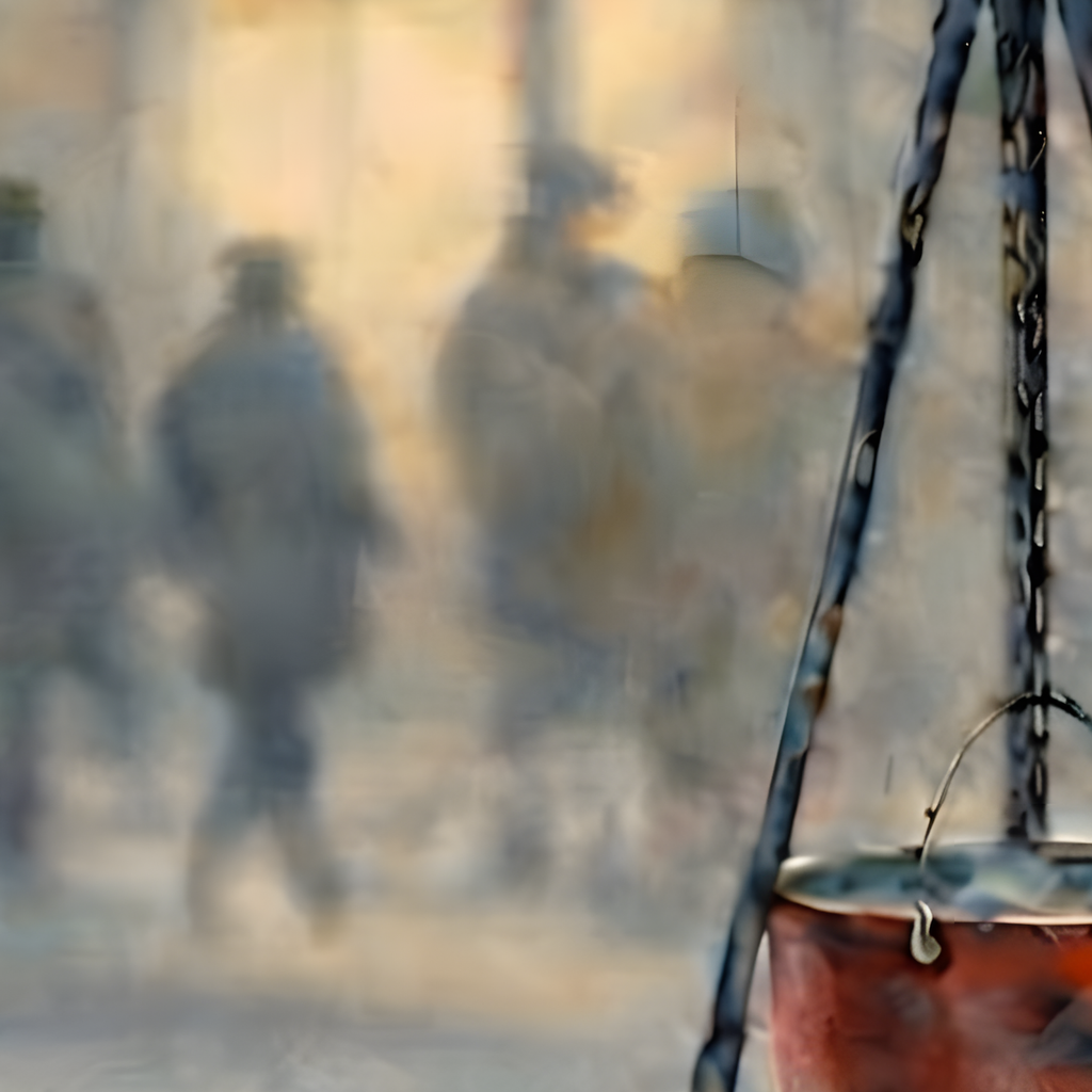 Detail of Small Offering — Salvation Army kettle and passersby in a civic generosity watercolor fine art print from The Democracy Collection